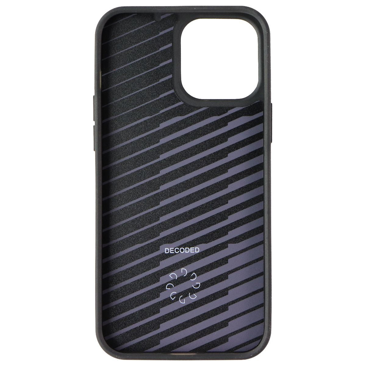 Decoded Back Cover Case Made with Nike Grind for iPhone 13 Pro Max - Black/Gray Cell Phone - Cases, Covers & Skins Decoded - Simple Cell Bulk Wholesale Pricing - USA Seller