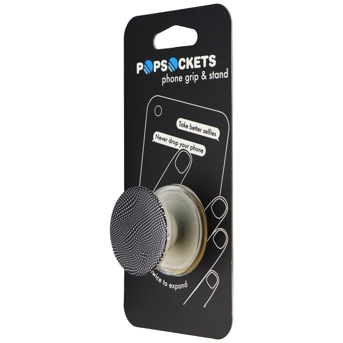 PopSockets: Collapsible Grip and Stand for Phones and Tablets - Distortion Cell Phone - Mounts & Holders PopSockets    - Simple Cell Bulk Wholesale Pricing - USA Seller