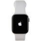 Apple Watch Series 6 (GPS + LTE) - 44mm Silver Aluminum/White Sport Band (A2294) Smart Watches Apple - Simple Cell Bulk Wholesale Pricing - USA Seller