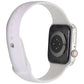 Apple Watch Series 6 (GPS + LTE) - 44mm Silver Aluminum/White Sport Band (A2294) Smart Watches Apple - Simple Cell Bulk Wholesale Pricing - USA Seller