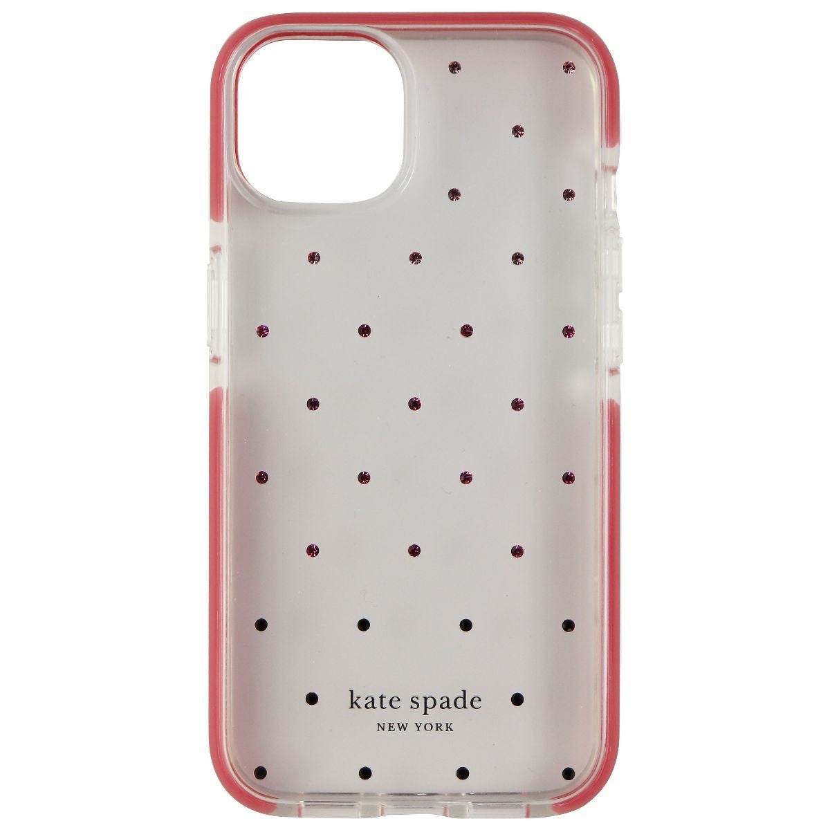 Kate Spade Hardshell Case for Apple iPhone 13 / 14 - Pin Dot Ombre Pink/Clear Cell Phone - Cases, Covers & Skins Kate Spade    - Simple Cell Bulk Wholesale Pricing - USA Seller