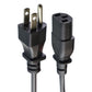 Tyco (6-Foot) 10A/125V FAI-02/01 Power Supply Cable Cord - Black E199130 Multipurpose Batteries & Power - Multipurpose AC to DC Adapters Tyco - Simple Cell Bulk Wholesale Pricing - USA Seller