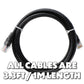 MIXED Yealink (3.3FT/1M) Cat5e Ethernet Cables - Black (E348815) Computer/Network - Ethernet Cables (RJ-45, 8P8C) Yealink    - Simple Cell Bulk Wholesale Pricing - USA Seller