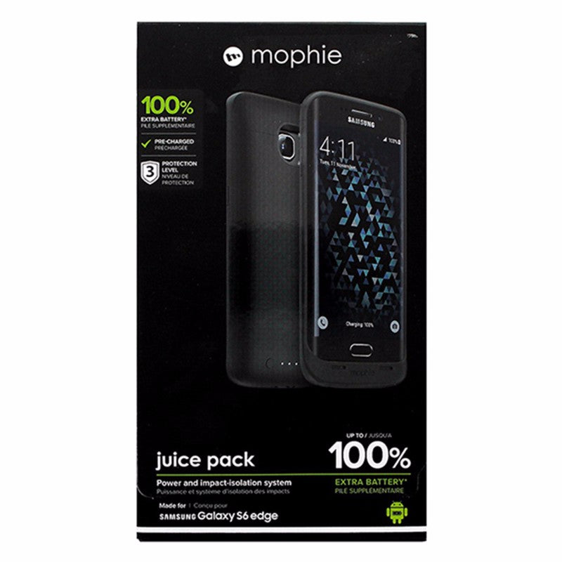 Mophie Juice Pack Battery Case for Samsung Galaxy S6 Edge Black