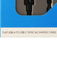 mWorks! ( 21165 ) 6Ft Sync and Charge Cable for USB-C Devices - Black Cell Phone - Cables & Adapters mWorks! - Simple Cell Bulk Wholesale Pricing - USA Seller