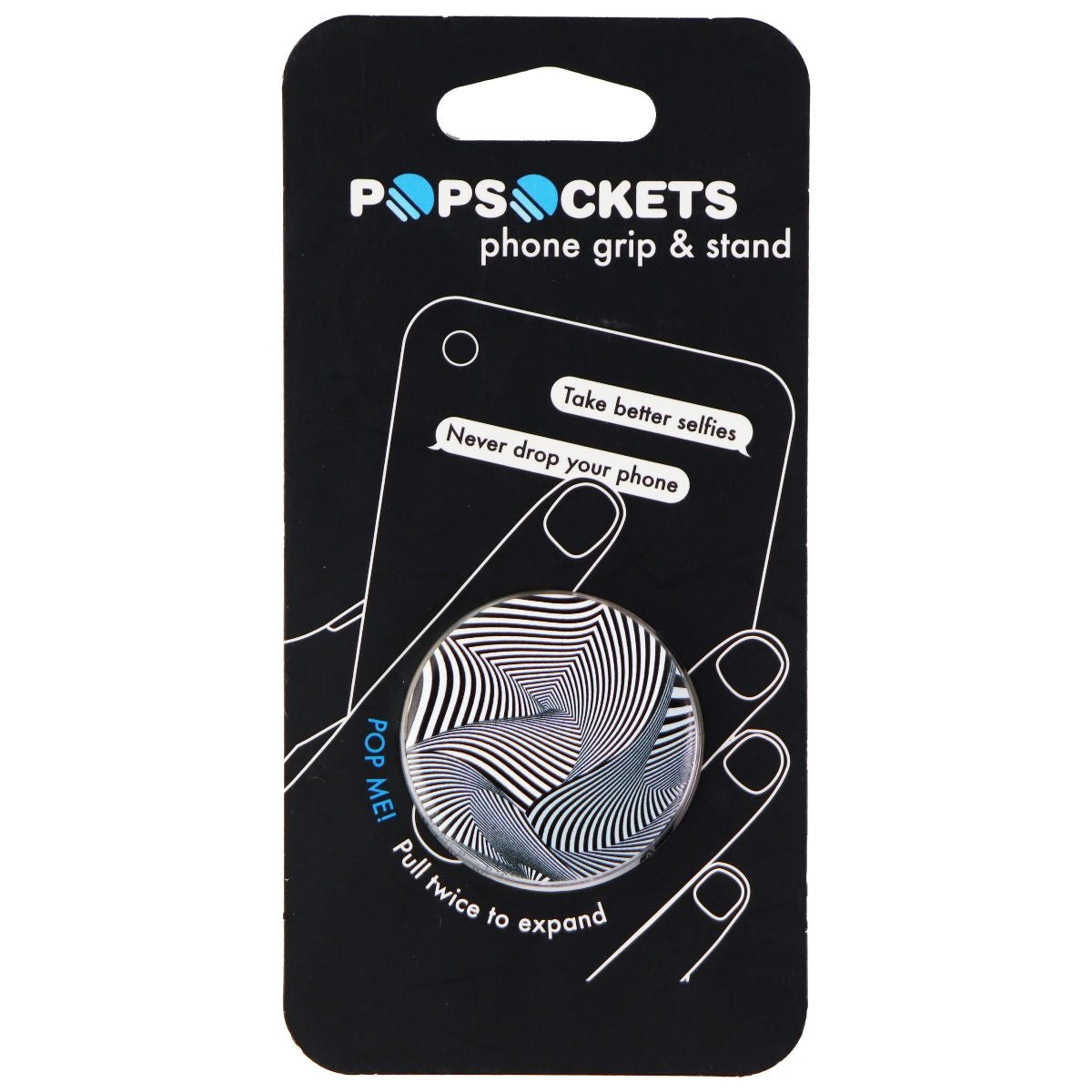 PopSockets Collapsible Grip & Stand for Phones and Tablets - Twisted (101883) Cell Phone - Mounts & Holders PopSockets - Simple Cell Bulk Wholesale Pricing - USA Seller
