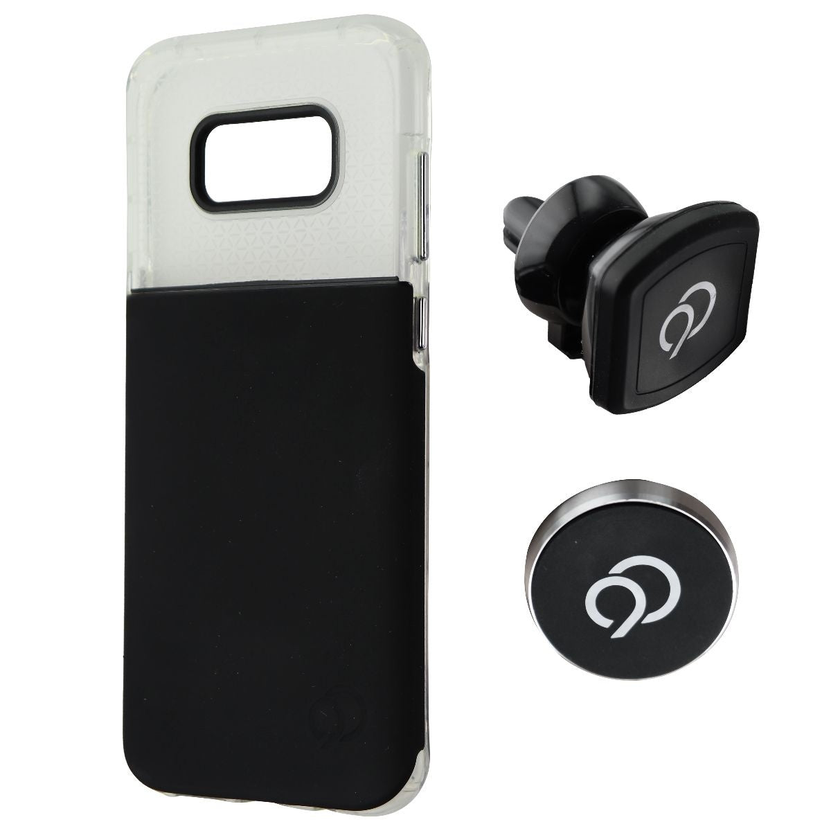 Nimbus9 Ghost Series Case with Mount for Samsung Galaxy (S8+) - Black Cell Phone - Cases, Covers & Skins Nimbus9    - Simple Cell Bulk Wholesale Pricing - USA Seller
