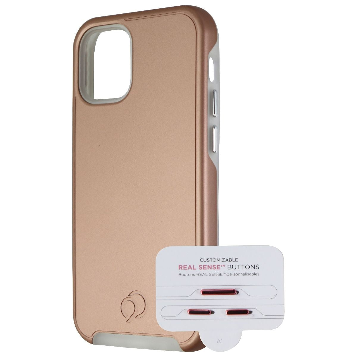 Nimbus9 Cirrus 2 Series Case for Apple iPhone 12 mini - Rose Clear Cell Phone - Cases, Covers & Skins Nimbus9    - Simple Cell Bulk Wholesale Pricing - USA Seller