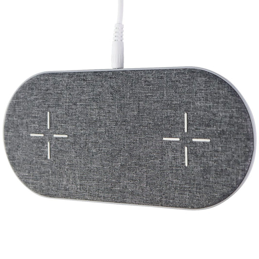 Ventev (20-Watt) Wireless Fast ChargePad Duo for Apple & Samsung - Gray Cell Phone - Chargers & Cradles Ventev - Simple Cell Bulk Wholesale Pricing - USA Seller
