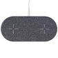 Ventev (20-Watt) Wireless Fast ChargePad Duo for Apple & Samsung - Gray Cell Phone - Chargers & Cradles Ventev - Simple Cell Bulk Wholesale Pricing - USA Seller