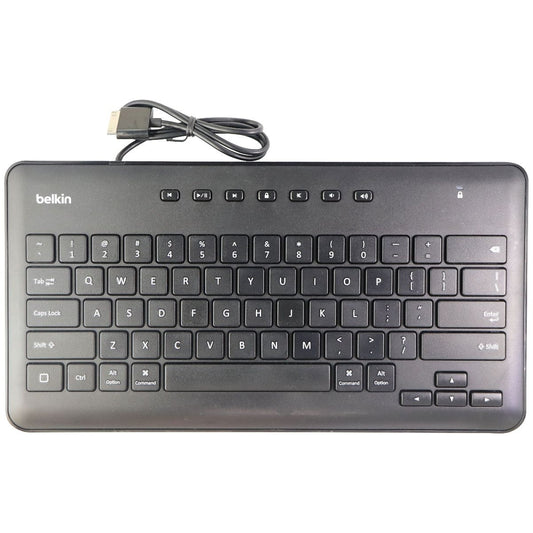 Belkin MFi Certified Secure Wired Keyboard with 30-Pin Connector for iPad 3/2/1 Keyboards/Mice - Keyboards & Keypads Belkin    - Simple Cell Bulk Wholesale Pricing - USA Seller