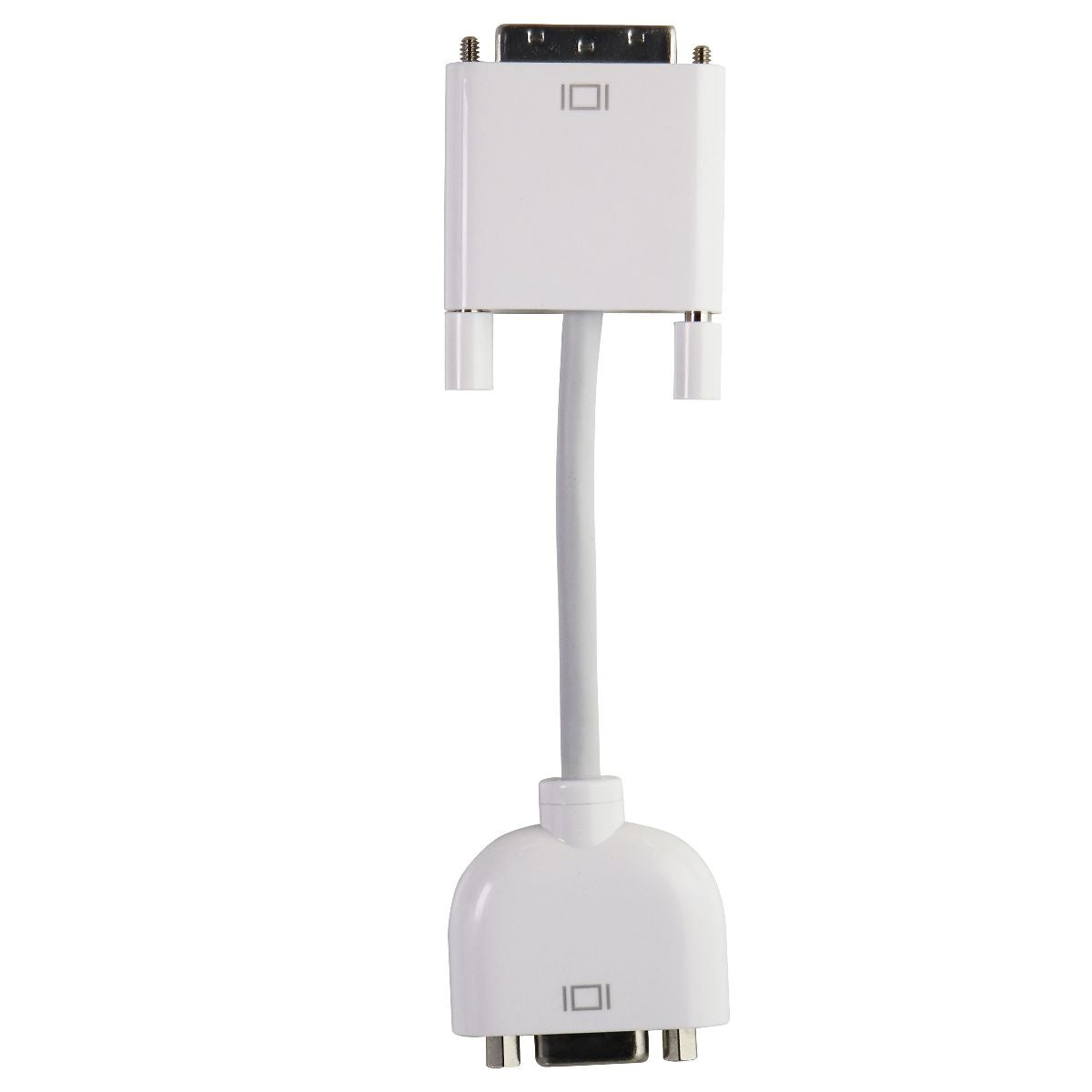 Apple OEM Original VGA to DVI Adapter - White / Short Cell Phone - Cables & Adapters Apple - Simple Cell Bulk Wholesale Pricing - USA Seller