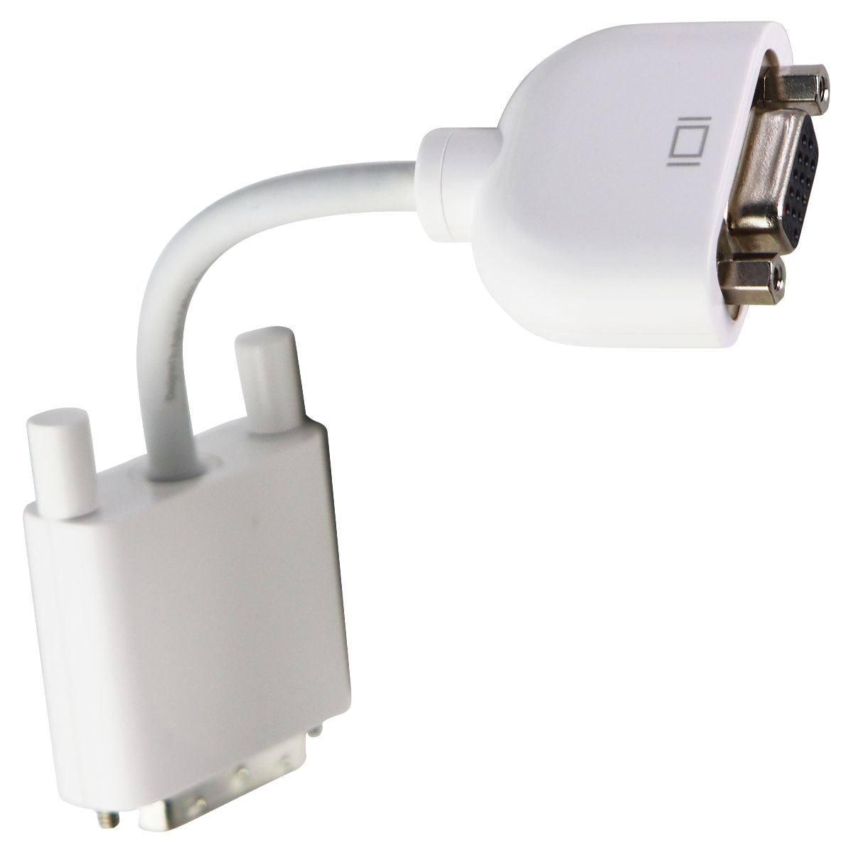 Apple OEM Original VGA to DVI Adapter - White / Short Cell Phone - Cables & Adapters Apple - Simple Cell Bulk Wholesale Pricing - USA Seller