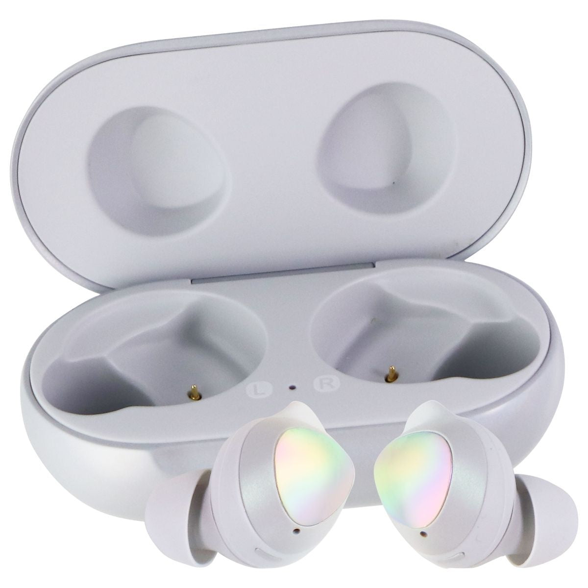 Samsung - Galaxy Buds True Wireless Earbud Headphones - Silver (SM-R170NZSAXAR) Portable Audio - Headphones Samsung - Simple Cell Bulk Wholesale Pricing - USA Seller