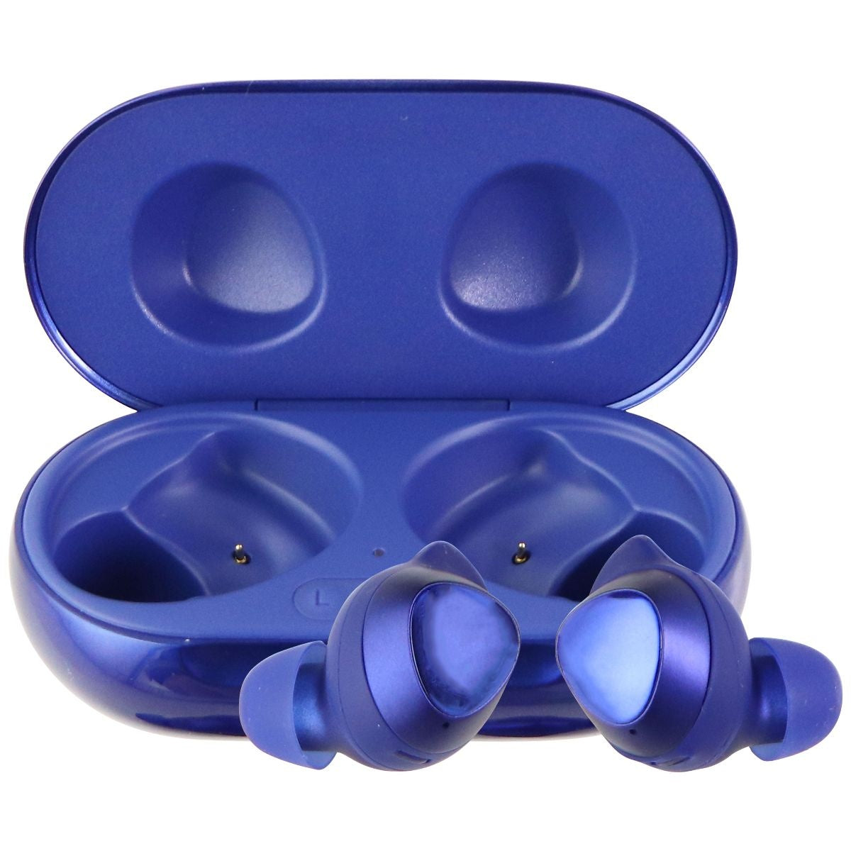 Samsung Galaxy Buds+ True Wireless Earbud Headphones - Aura Blue (SM-R175) Portable Audio - Headphones Samsung - Simple Cell Bulk Wholesale Pricing - USA Seller