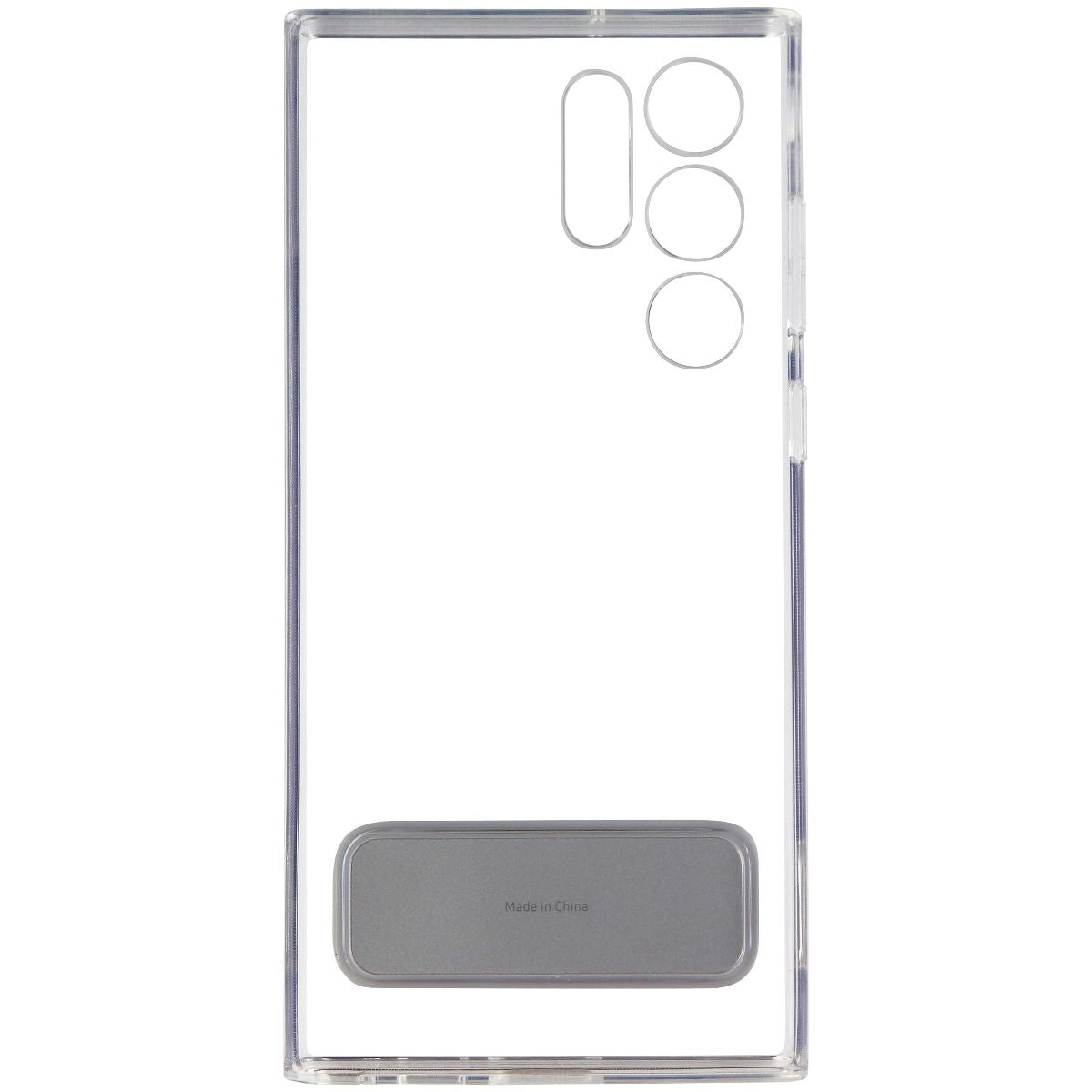 Samsung Clear Standing Cover for Samsung Galaxy S22 Ultra - Clear Cell Phone - Cases, Covers & Skins Samsung - Simple Cell Bulk Wholesale Pricing - USA Seller