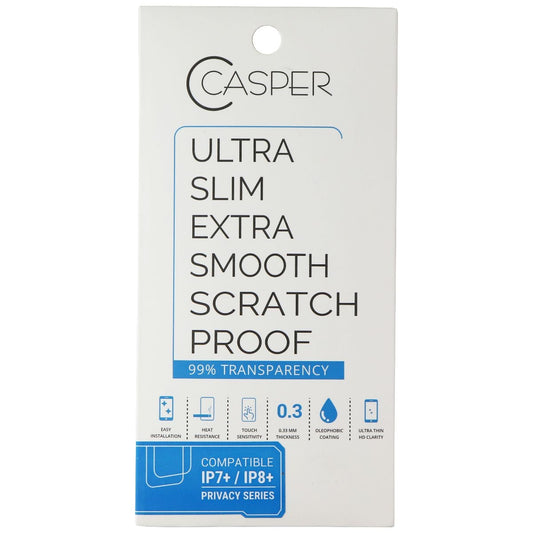 Casper Pro Tempered Glass for Apple iPhone 8 Plus / 7 Plus - Privacy Cell Phone - Screen Protectors Casper - Simple Cell Bulk Wholesale Pricing - USA Seller