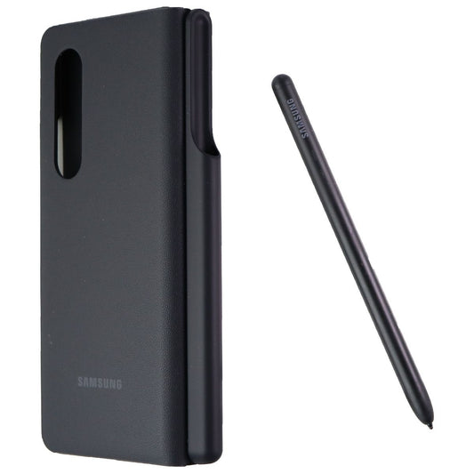 Samsung Flip Cover with Pen for Galaxy Z Fold3 5G - Black (EF-FF92PCBE) Cell Phone - Cases, Covers & Skins Samsung - Simple Cell Bulk Wholesale Pricing - USA Seller