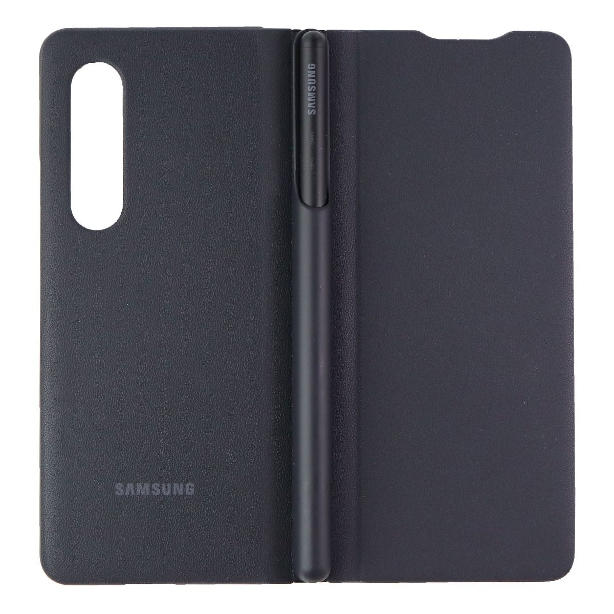 Samsung Flip Cover with Pen for Galaxy Z Fold3 5G - Black (EF-FF92PCBE) Cell Phone - Cases, Covers & Skins Samsung    - Simple Cell Bulk Wholesale Pricing - USA Seller