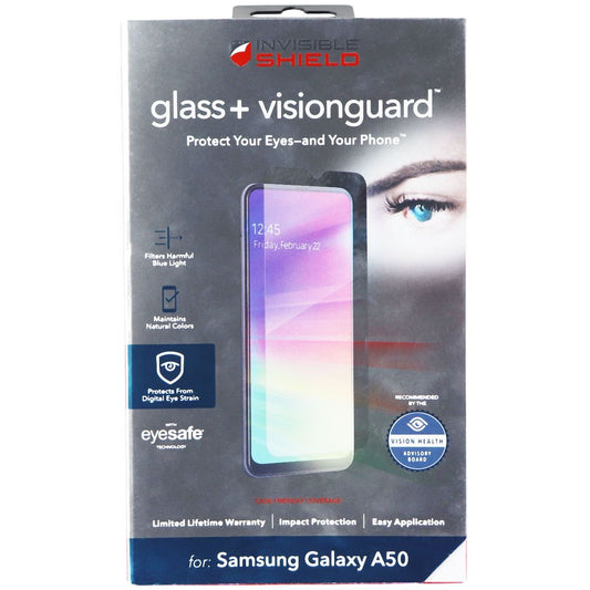 ZAGG InvisibleShield Glass + VisionGuard Screen Protector for Samsung Galaxy A50 Cell Phone - Screen Protectors Zagg    - Simple Cell Bulk Wholesale Pricing - USA Seller