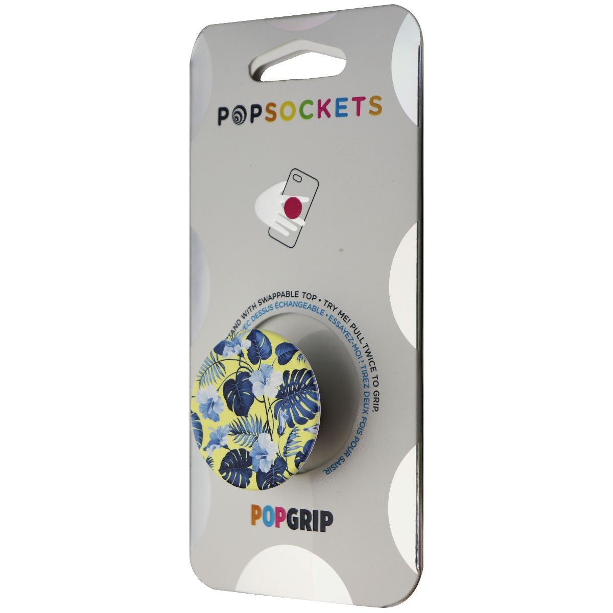PopSockets: PopGrip Swappable Top for Phones & Tablets - Tangy Tropical Cell Phone - Mounts & Holders PopSockets - Simple Cell Bulk Wholesale Pricing - USA Seller