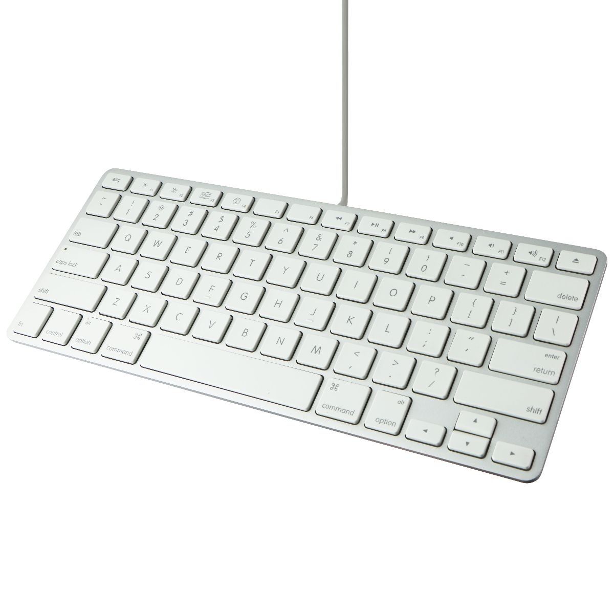 Apple Wired USB 78-Key Keyboard for Mac OS - Silver/White (A1242/MB869LL/A) Keyboards/Mice - Keyboards & Keypads Apple - Simple Cell Bulk Wholesale Pricing - USA Seller