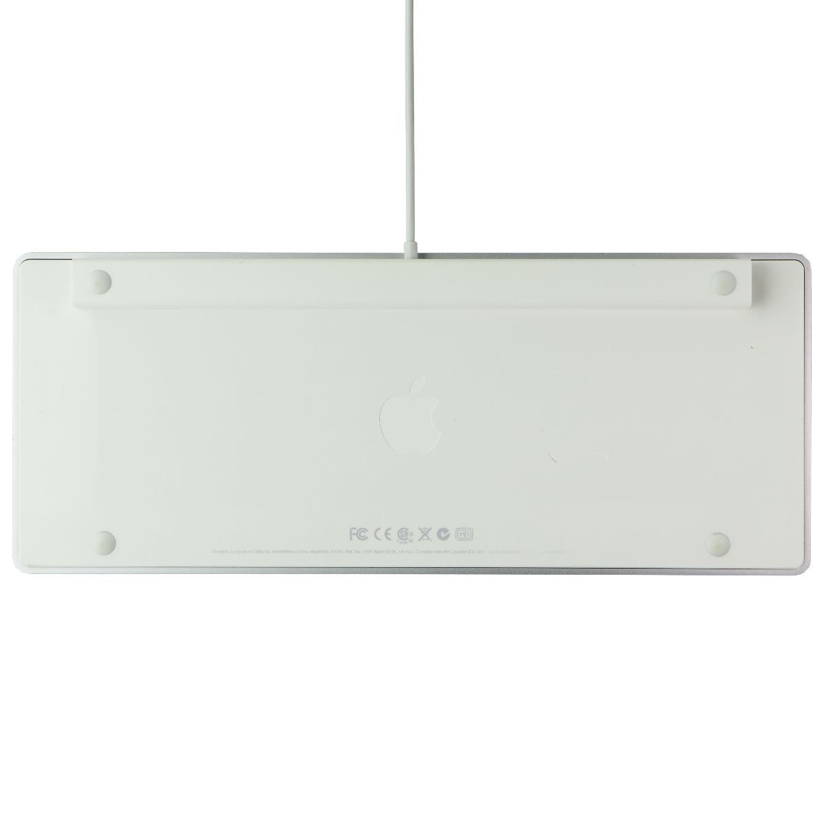 Apple Wired USB 78-Key Keyboard for Mac OS - Silver/White (A1242/MB869LL/A) Keyboards/Mice - Keyboards & Keypads Apple - Simple Cell Bulk Wholesale Pricing - USA Seller