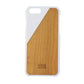 Native Union CLIC Wooden Series Hard Case for iPhone 6s 6 - White/Light Brown Cell Phone - Cases, Covers & Skins Native Union - Simple Cell Bulk Wholesale Pricing - USA Seller