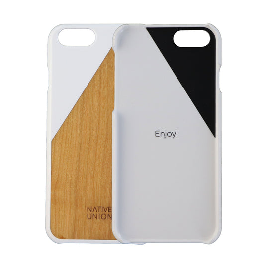 Native Union CLIC Wooden Series Hard Case for iPhone 6s 6 - White/Light Brown Cell Phone - Cases, Covers & Skins Native Union - Simple Cell Bulk Wholesale Pricing - USA Seller