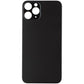 Repair Part - Back Glass Panel for Apple iPhone 11 Pro - Black / NO LOGO Cell Phone - Replacement Parts & Tools Cell4Less - Simple Cell Bulk Wholesale Pricing - USA Seller