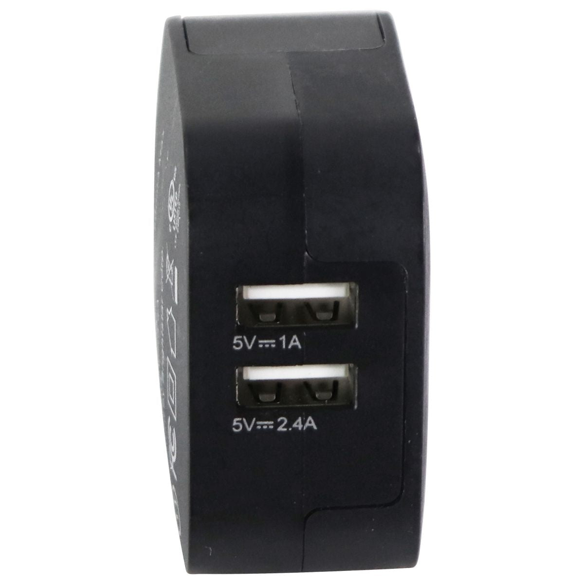 Key 3.4A Dual Output USB Wall Charger - Black (PWUU30059USK) Cell Phone - Chargers & Cradles Key - Simple Cell Bulk Wholesale Pricing - USA Seller