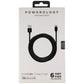 Powerology (6-Foot) Micro-USB to USB Braided Charging Cable - Black/Dark Gray Cell Phone - Cables & Adapters Powerology - Simple Cell Bulk Wholesale Pricing - USA Seller