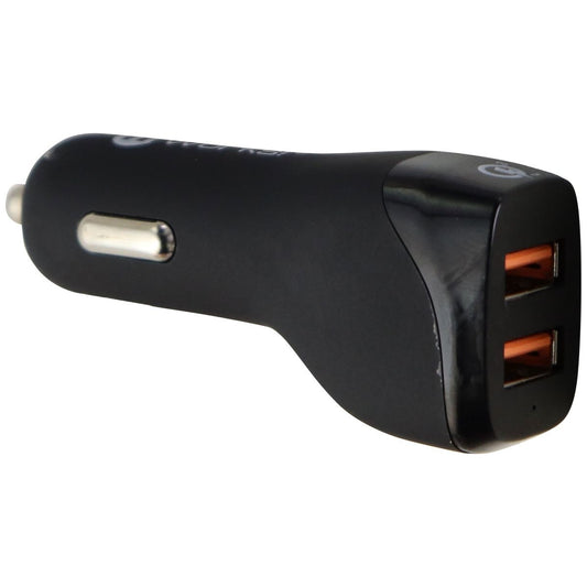 mWorks! mPOWER! QC 3.0 Dual Port USB Universal Car Charger - Black Cell Phone - Chargers & Cradles mWorks! - Simple Cell Bulk Wholesale Pricing - USA Seller