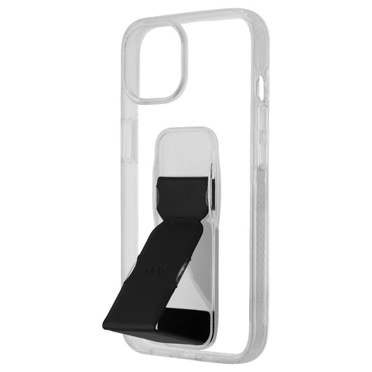 CLCKR Stand & Grip Series Hard Case for Apple iPhone 14 - Clear/Black Cell Phone - Cases, Covers & Skins Clckr    - Simple Cell Bulk Wholesale Pricing - USA Seller