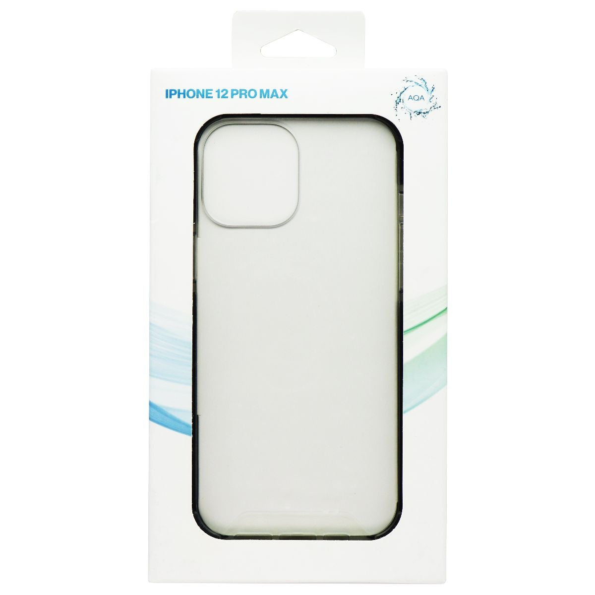 AQA Hard Protective Case for Apple iPhone 12 Pro Max - Clear/Black Cell Phone - Cases, Covers & Skins AQA    - Simple Cell Bulk Wholesale Pricing - USA Seller