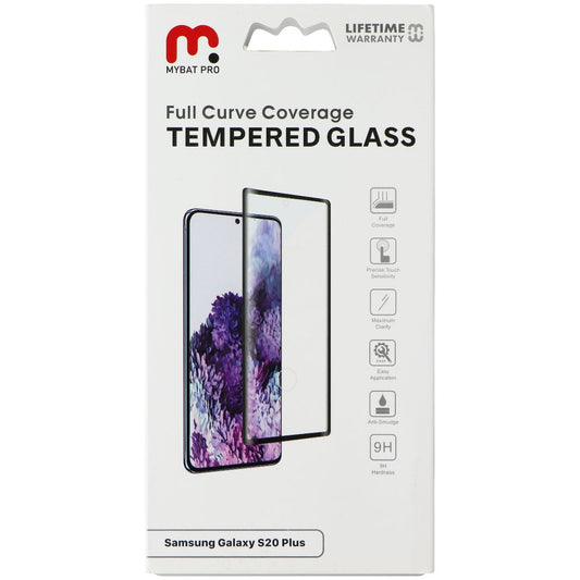 MyBat Pro Full Curve Coverage Tempered Glass for Samsung Galaxy (S20+) Cell Phone - Screen Protectors MyBat Pro    - Simple Cell Bulk Wholesale Pricing - USA Seller