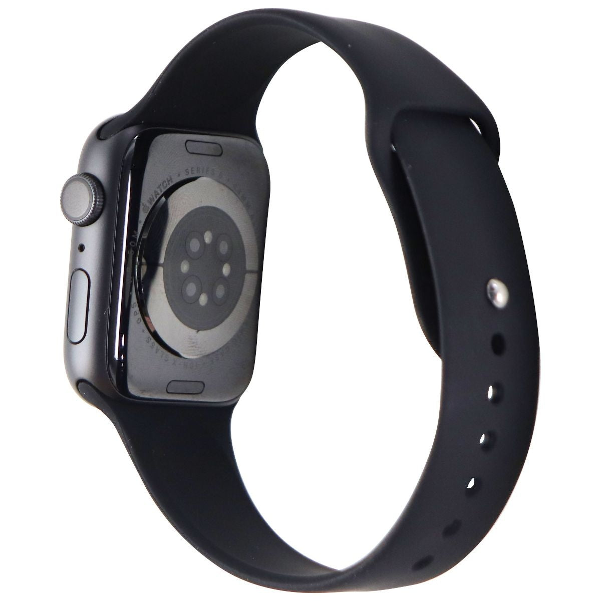 Apple Watch Series 6 (GPS Only) - 44mm Space Gray AL/Black Sport Band (A2292) Smart Watches Apple - Simple Cell Bulk Wholesale Pricing - USA Seller