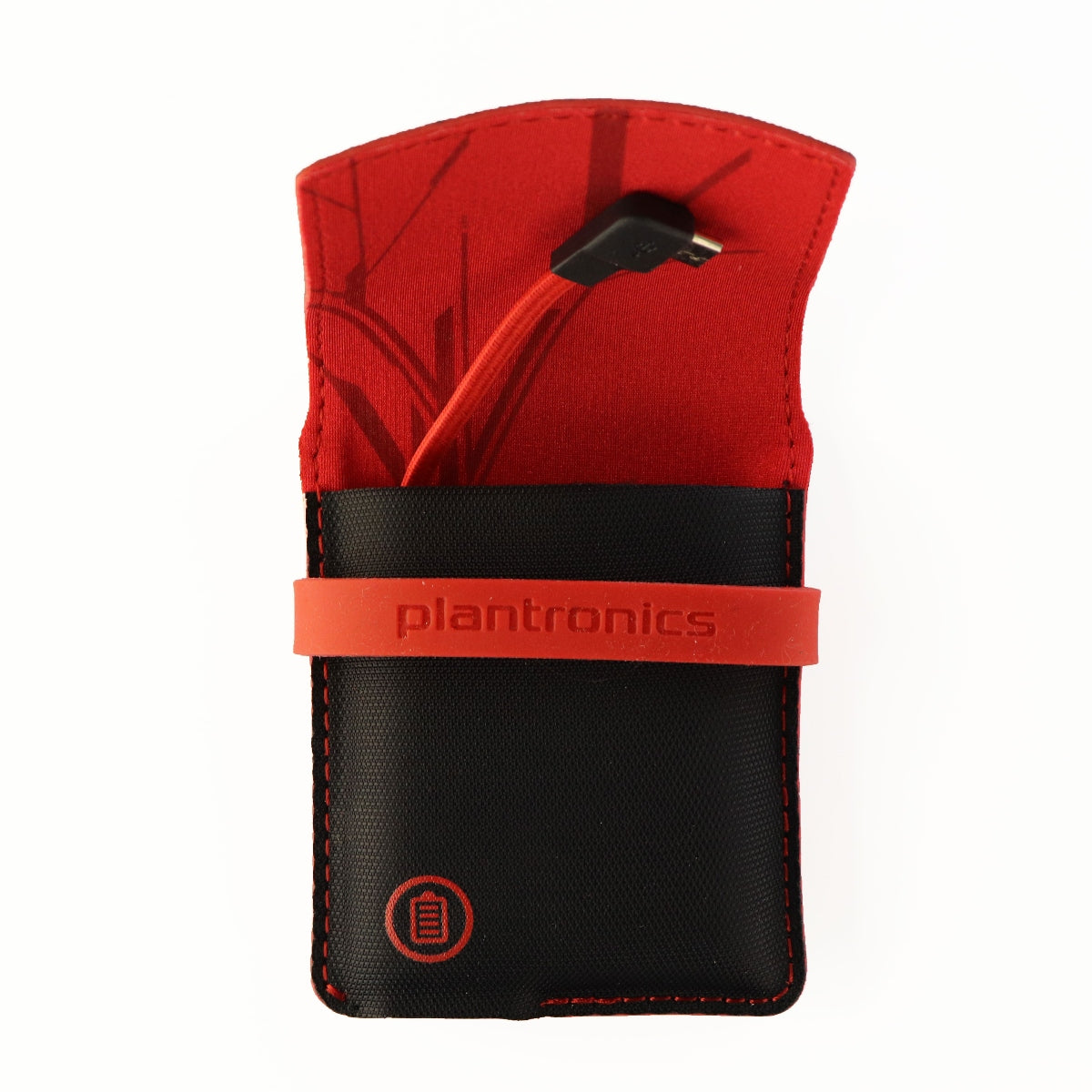 Plantronics Backbeat GO / GO 2 Charging Case Cover - Black / Red 200864-11 Portable Audio & Headphones - Replacement Parts & Tools Plantronics - Simple Cell Bulk Wholesale Pricing - USA Seller