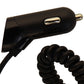 PureGear 12W 2.4A Coiled Car Charger for iPhones - Black Cell Phone - Chargers & Cradles PureGear - Simple Cell Bulk Wholesale Pricing - USA Seller