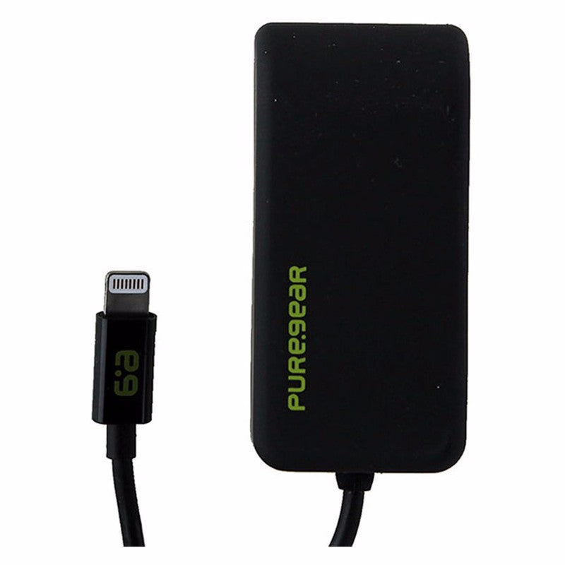 PureGear Wired Wall Charger (12W / 2.4 Amps) for Apple Devices (3ft.) - Black Cell Phone - Chargers & Cradles PureGear    - Simple Cell Bulk Wholesale Pricing - USA Seller