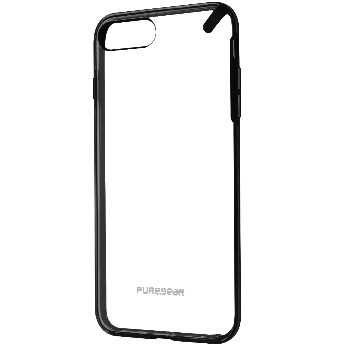 PureGear Slim Shell Series Hybrid Case for iPhone 8 Plus & 7 Plus - Clear/Black