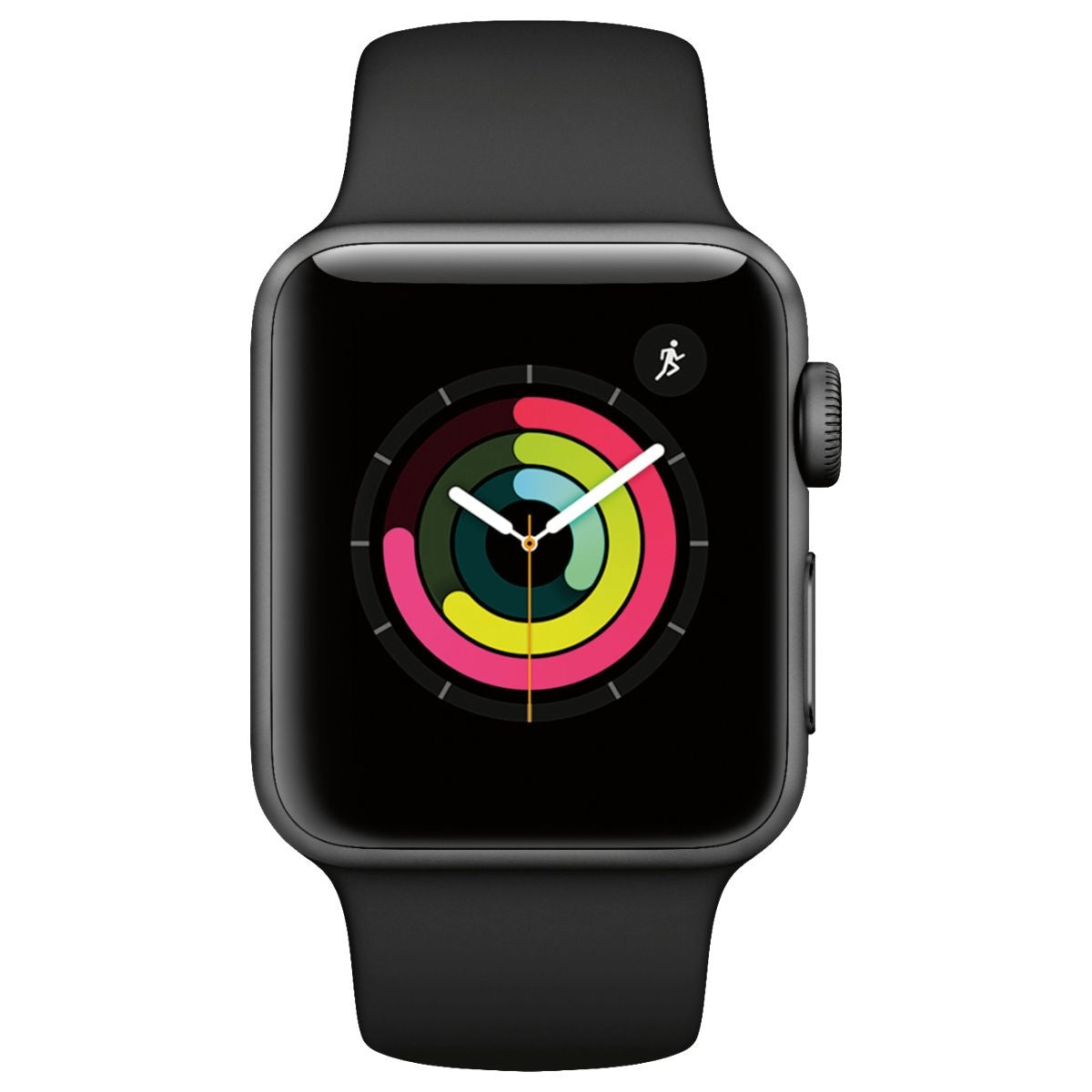 Apple Watch Series 3 (A1860) GPS + LTE - 38mm Space Gray/Black Sport Band Smart Watches Apple - Simple Cell Bulk Wholesale Pricing - USA Seller