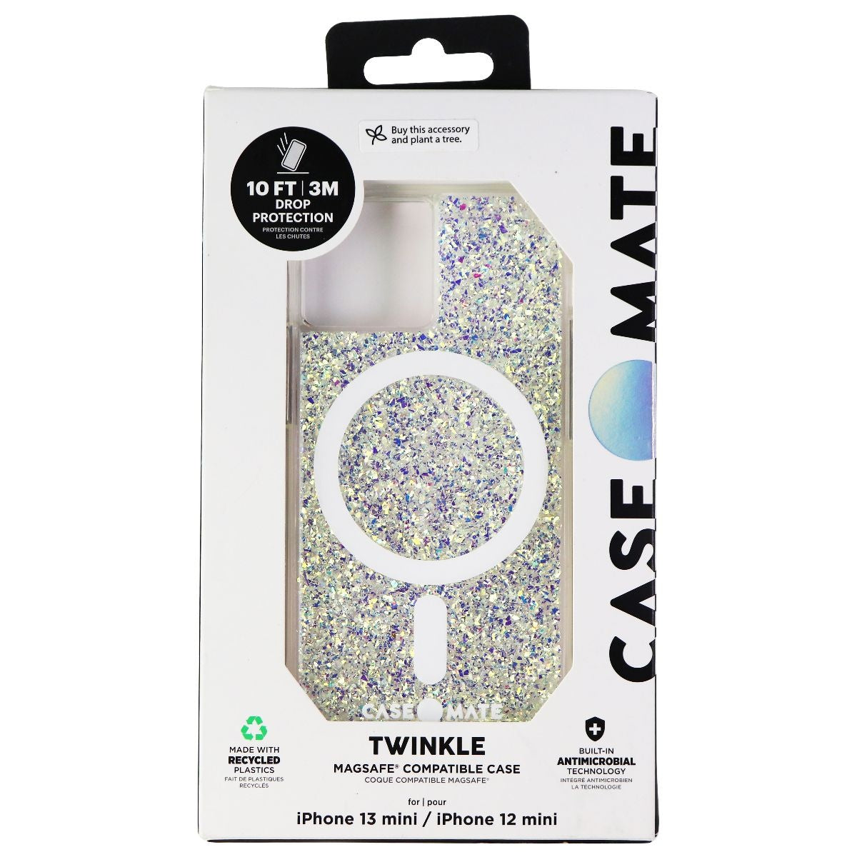 Case-Mate Twinkle Series Case For Magsafe for Apple iPhone 13 mini - Stardust Cell Phone - Cases, Covers & Skins Case-Mate - Simple Cell Bulk Wholesale Pricing - USA Seller
