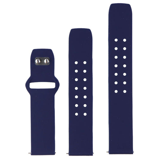 Affinity Bands (22mm) Watch Band for Smartwatches & More - Navy Blue Silicone Smart Watch Accessories - Watch Bands Affinity    - Simple Cell Bulk Wholesale Pricing - USA Seller