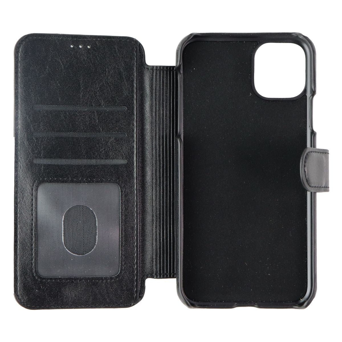 Base Wallet Folio Series Case for Apple iPhone 11 Pro Max - Black Cell Phone - Cases, Covers & Skins Base - Simple Cell Bulk Wholesale Pricing - USA Seller