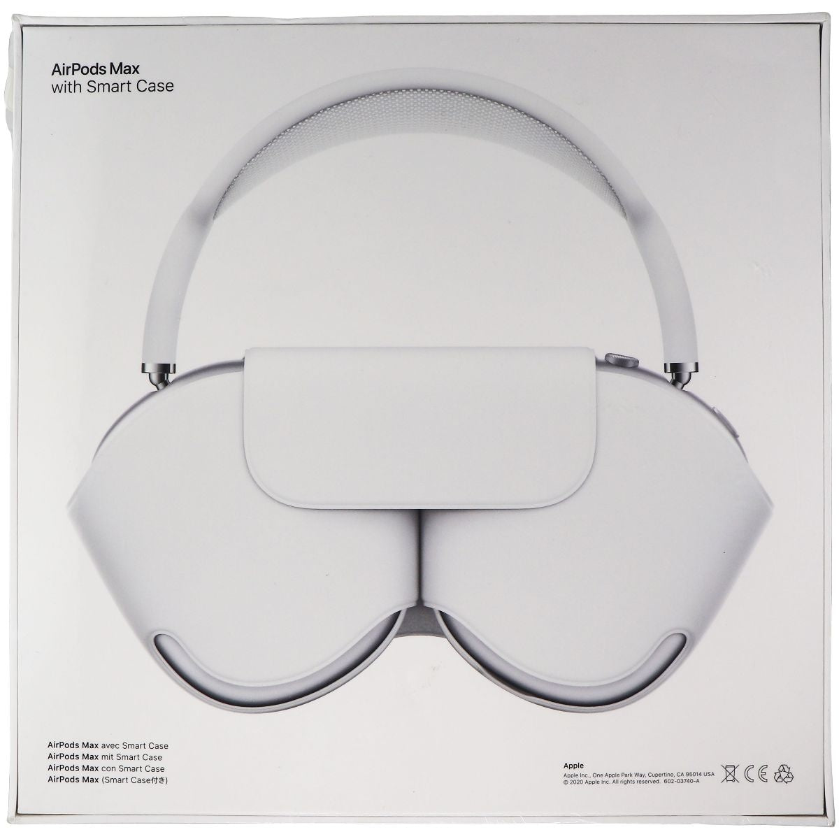 Apple AirPods Max Over-Ear ANC Wireless Headphones - Silver (MGYJ3AM/A, 2020) Portable Audio - Headphones Apple - Simple Cell Bulk Wholesale Pricing - USA Seller