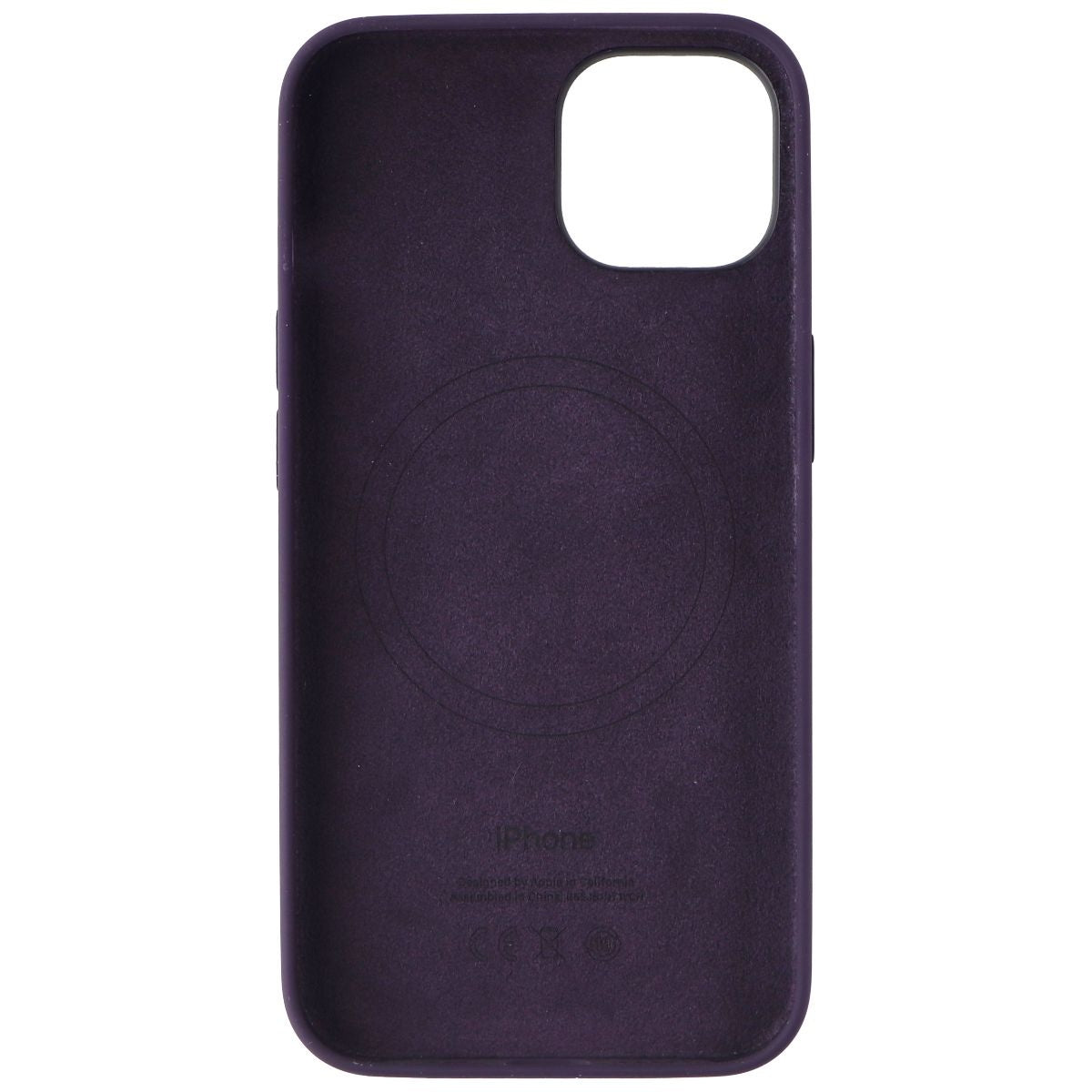 Apple Silicone Case for MagSafe for Apple iPhone 14 - Elderberry Cell Phone - Cases, Covers & Skins Apple - Simple Cell Bulk Wholesale Pricing - USA Seller