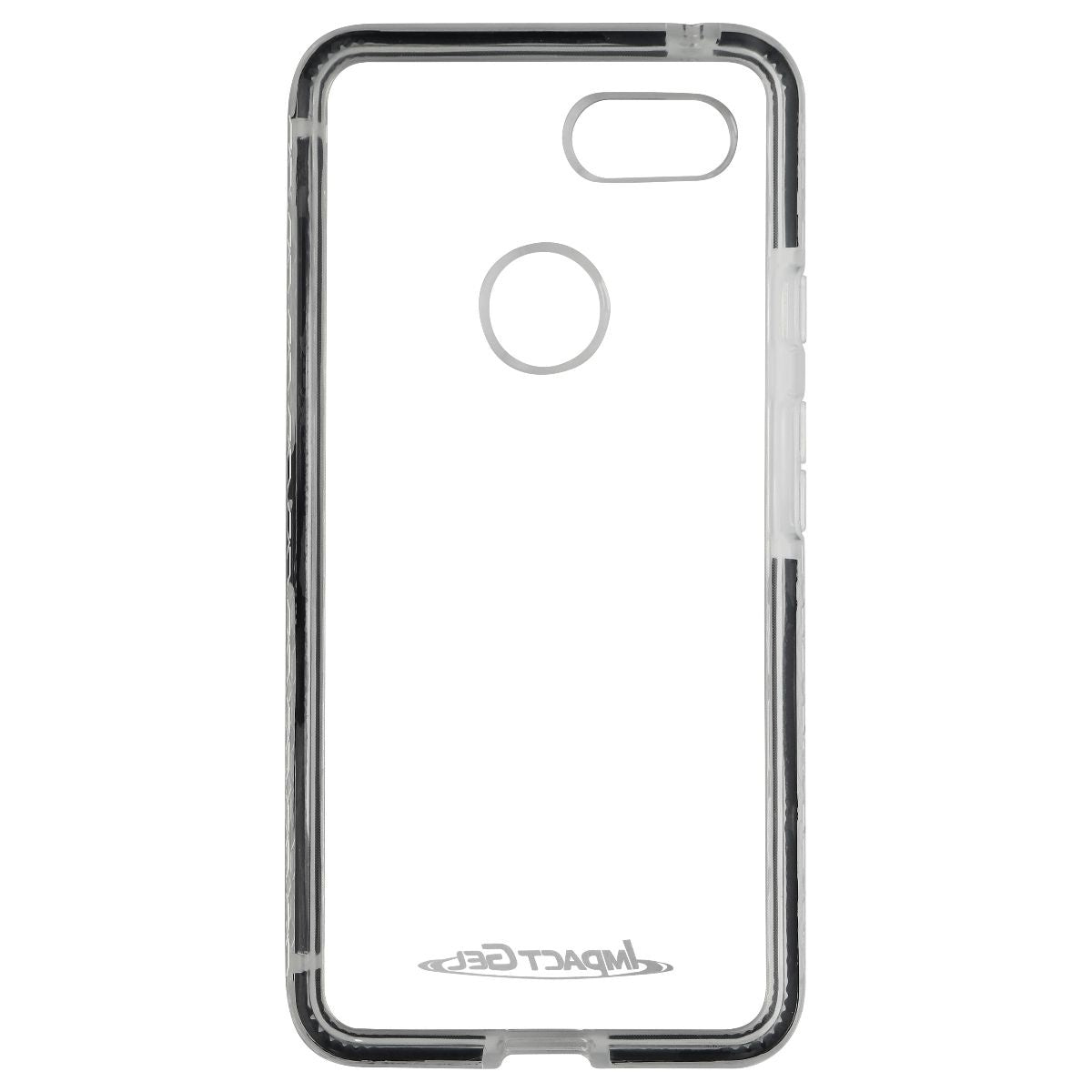 Impact Gel Crusader Lite Series Case for Google Pixel 3 - Black/Clear Cell Phone - Cases, Covers & Skins Impact Gel    - Simple Cell Bulk Wholesale Pricing - USA Seller