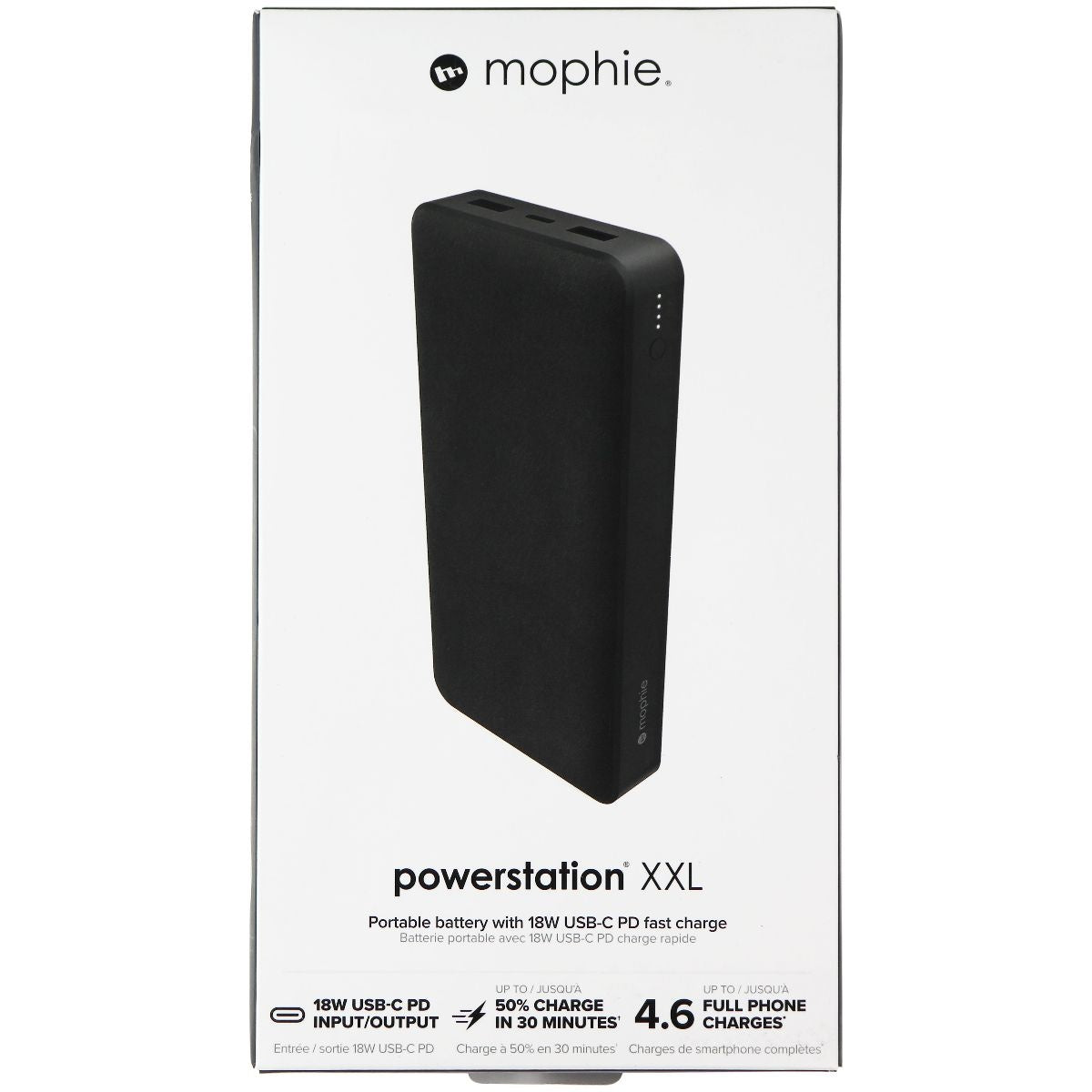 mophie Powerstation XXL Power Bank - 20,000 mAh Large Internal Battery Cell Phone - Chargers & Cradles Mophie - Simple Cell Bulk Wholesale Pricing - USA Seller