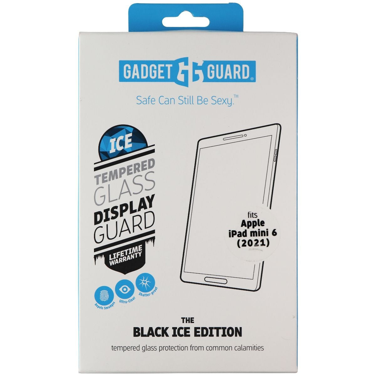 Gadget Guard (Black Ice) Tempered Glass for Apple iPad mini 6 (2021) - Clear